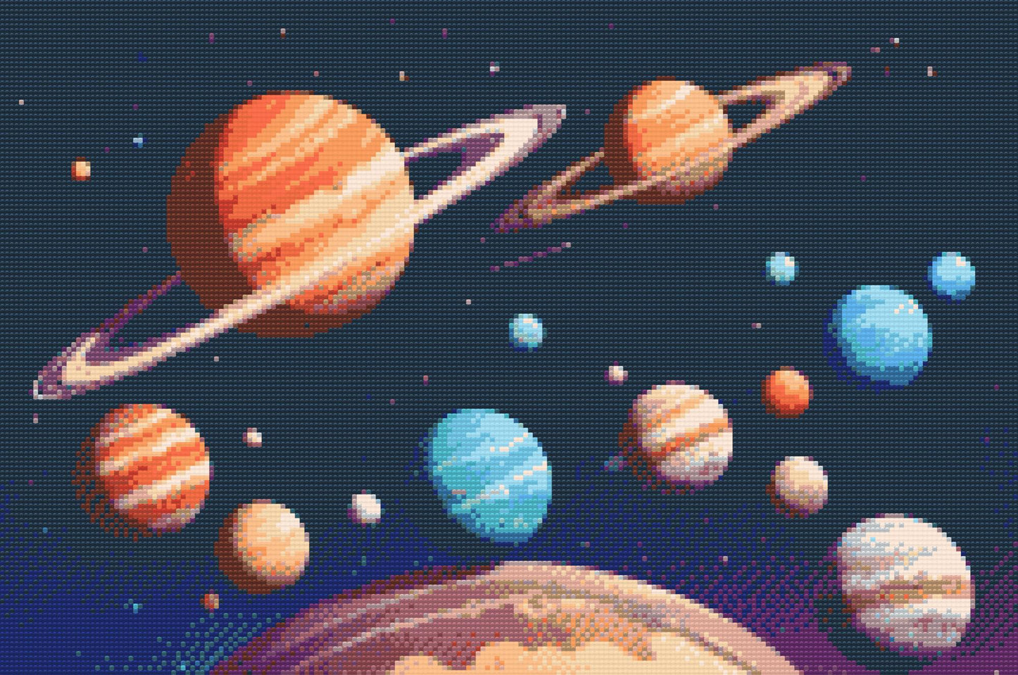 Diamond Painting - Solsystem 2