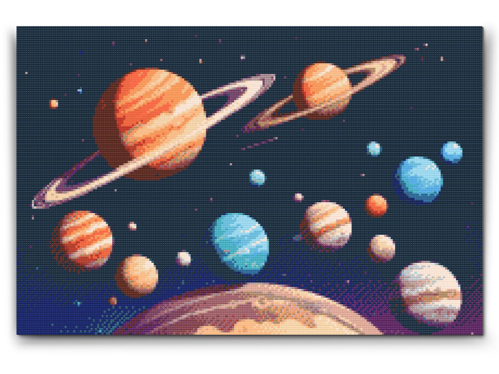 Diamond Painting - Solsystem 2