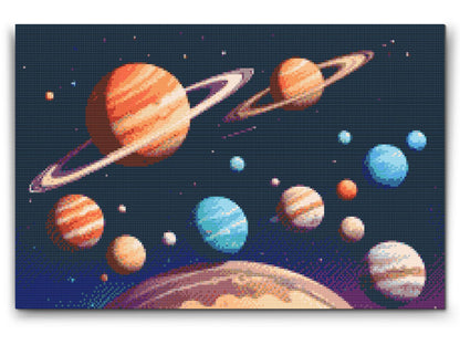 Diamond Painting - Solsystem 2