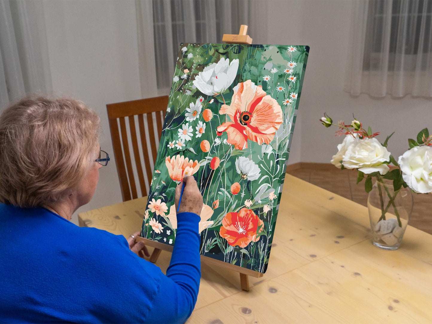Paint by Numbers - Forårsblomster