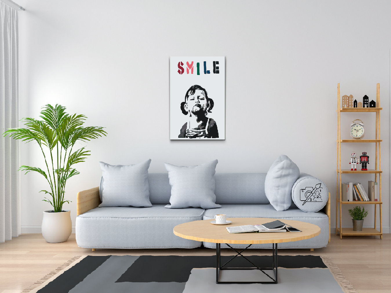 Paint by Numbers - Banksy - Smil