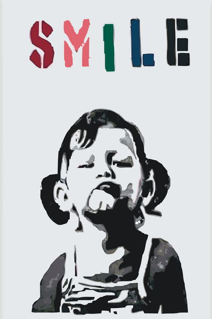 Paint by Numbers - Banksy - Smil