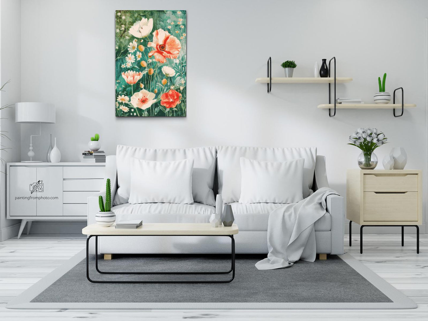 Diamond Painting - Forårsblomster