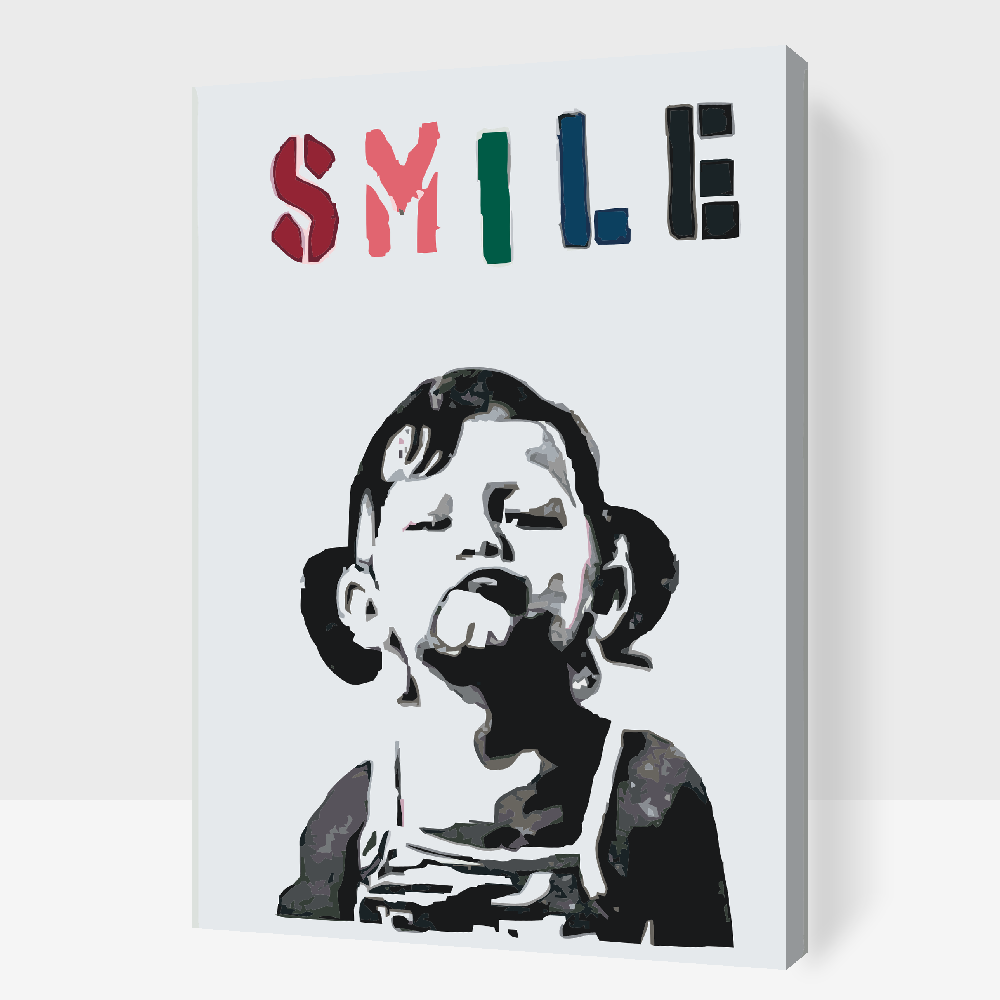 Paint by Numbers - Banksy - Smil