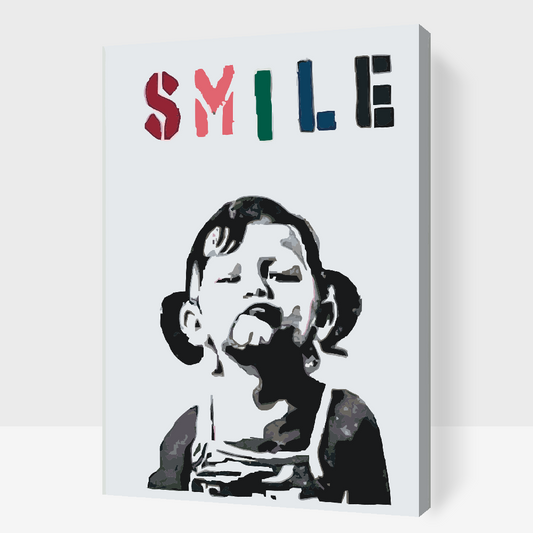 Paint by Numbers - Banksy - Smil