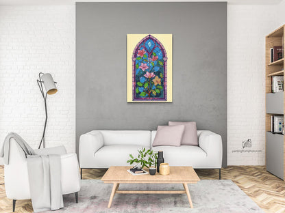 Diamond Painting - Glasmosaikvindue