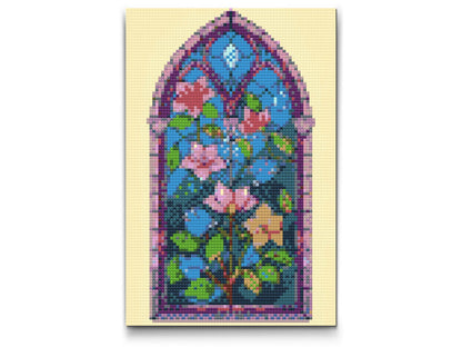 Diamond Painting - Glasmosaikvindue