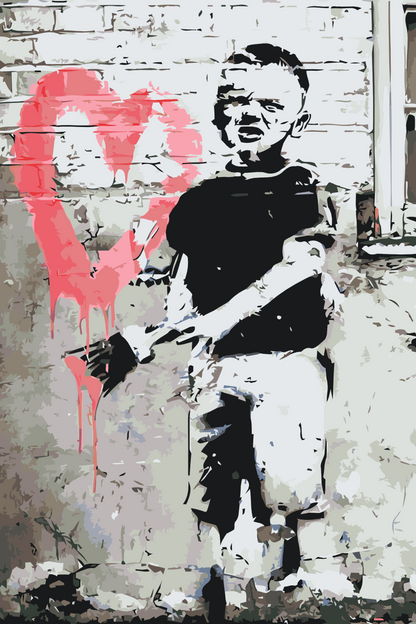 Paint by Numbers - Banksy - Dreng