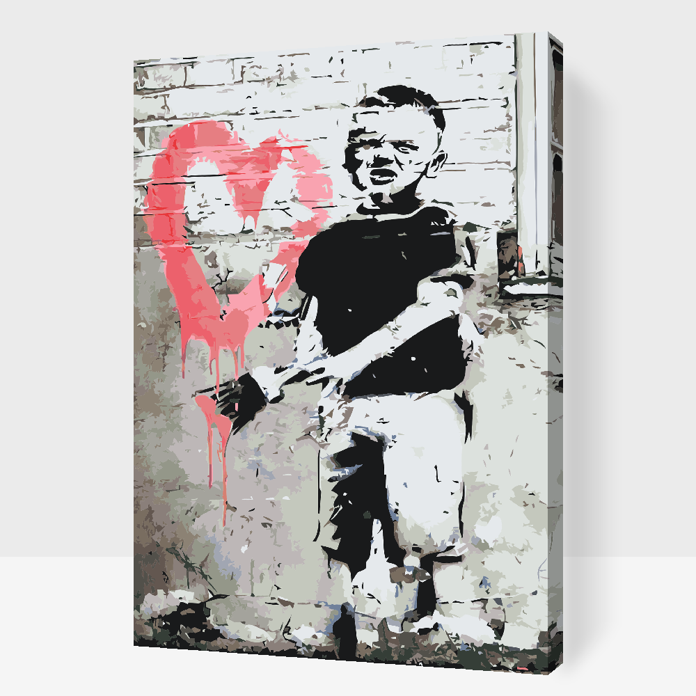 Paint by Numbers - Banksy - Dreng