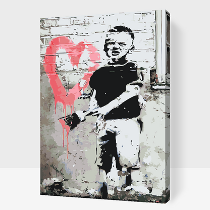 Paint by Numbers - Banksy - Dreng