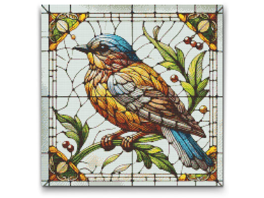 Diamond Painting - Glasmosaikspurv