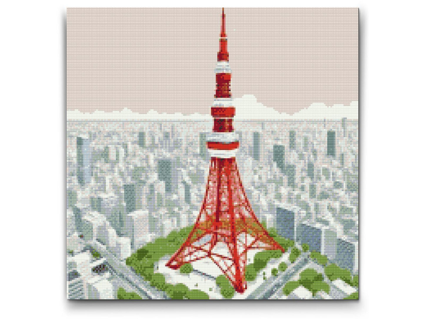 Diamond Painting - Tårn i Tokyo