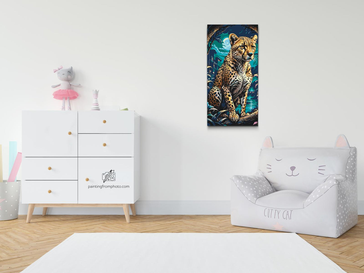 Paint by Numbers - Majestæt leopard