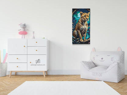 Paint by Numbers - Majestæt leopard