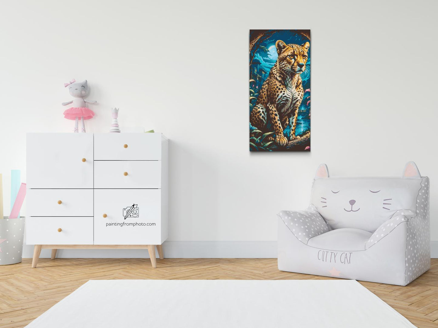 Diamond Painting - Majestæt leopard
