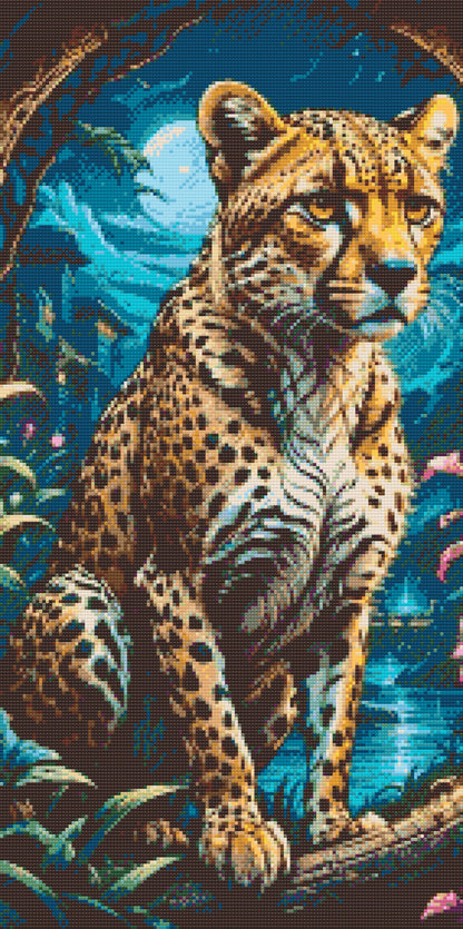 Diamond Painting - Majestæt leopard