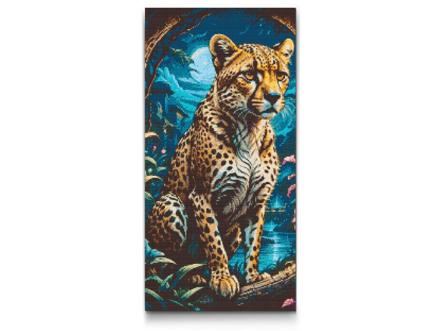Diamond Painting - Majestæt leopard