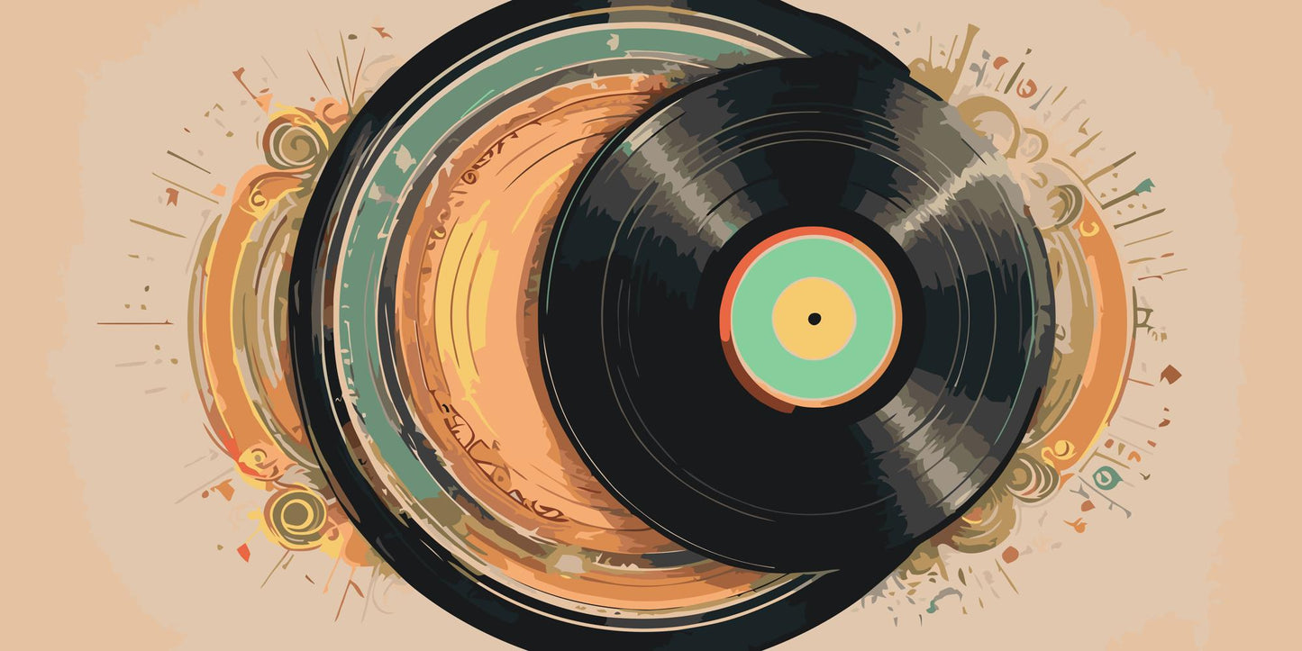 Paint by Numbers - Retro vinylplader