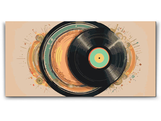 Paint by Numbers - Retro vinylplader