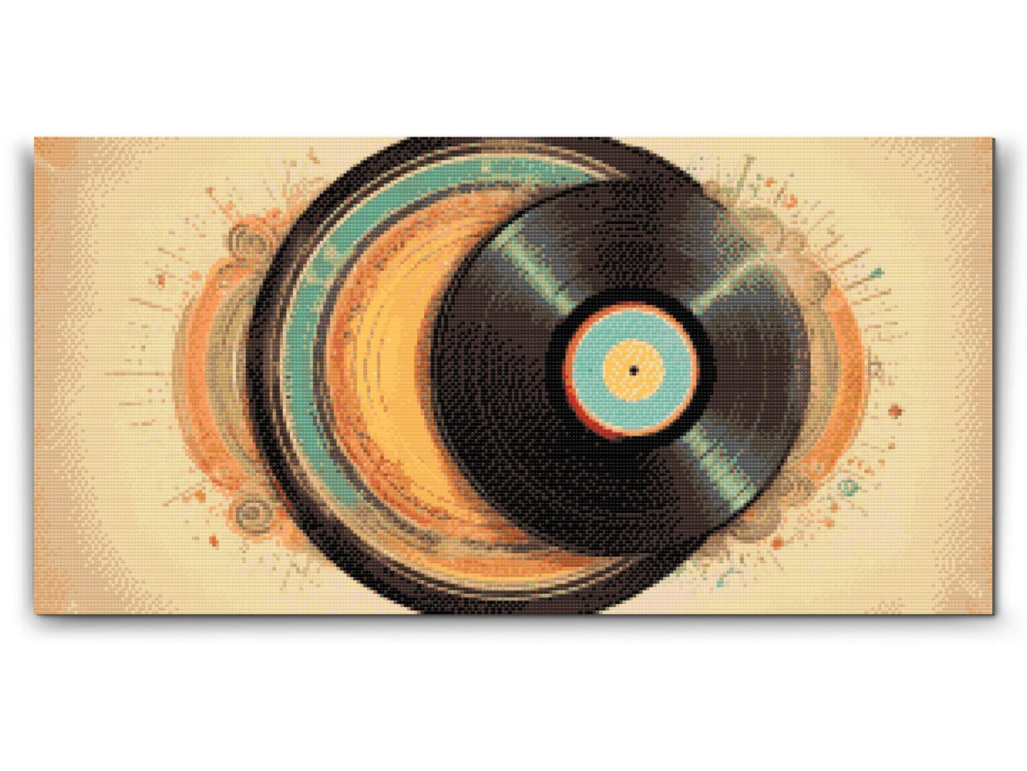 Diamond Painting - Retro vinylplader