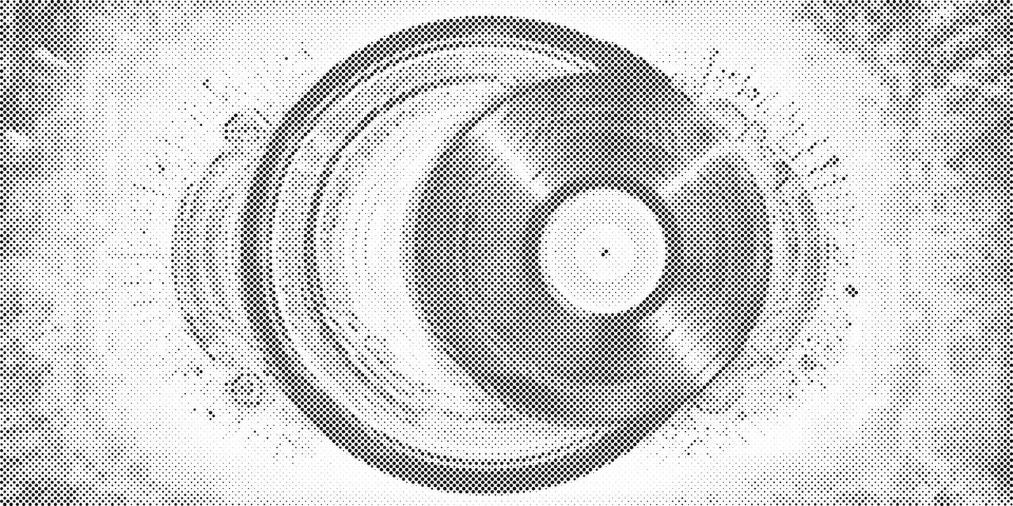 Mal-med-prikker -  Retro vinylplader