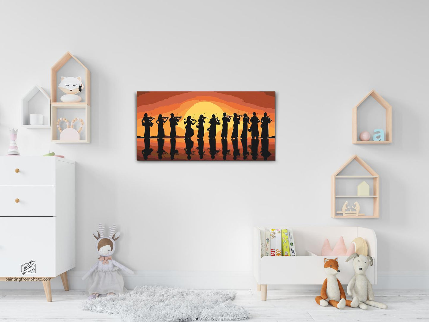 Paint by Numbers - Musikernes silhuet