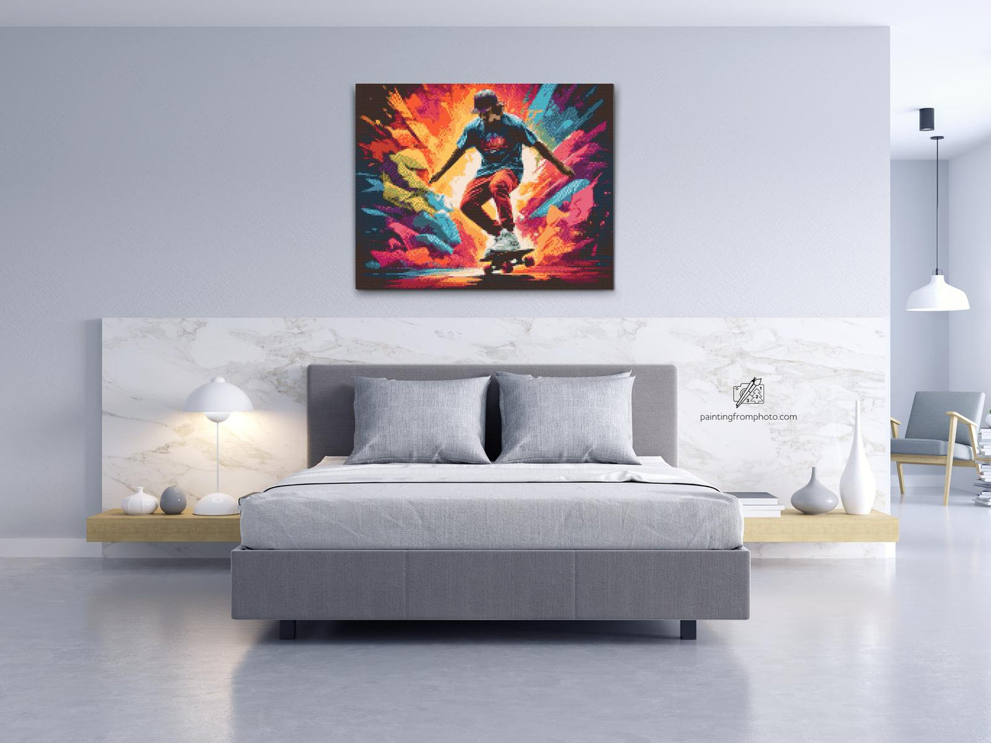 Diamond Painting - Skateboarder