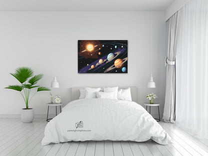 Paint by Numbers - Solsystemet
