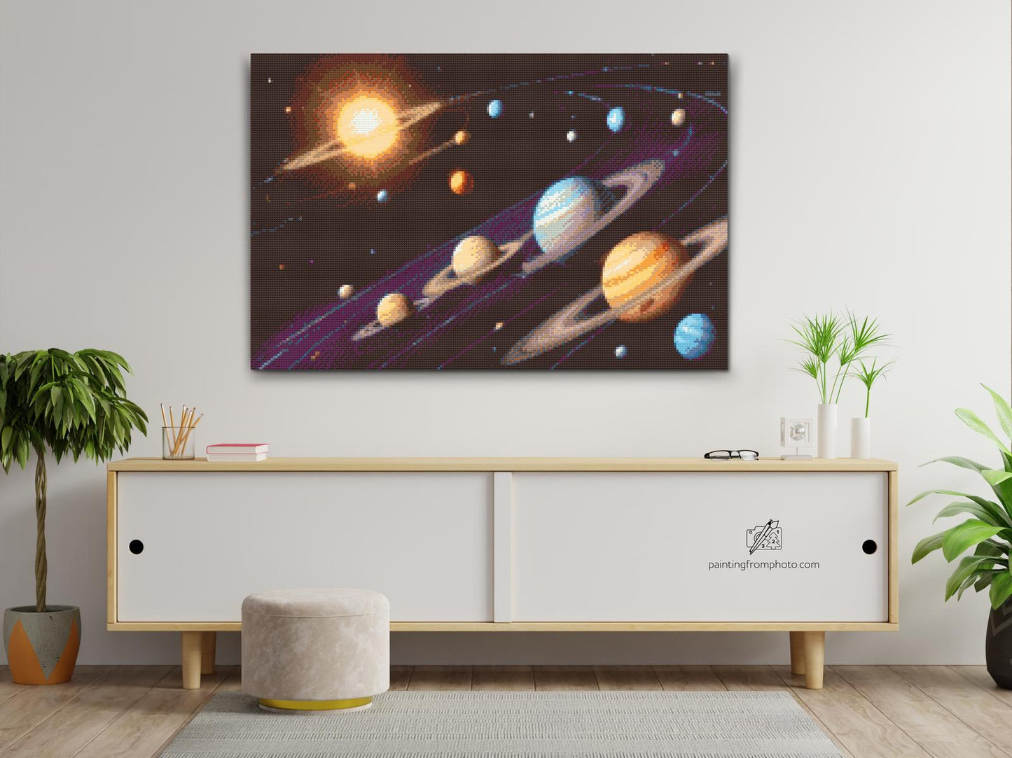 Diamond Painting - Solsystemet