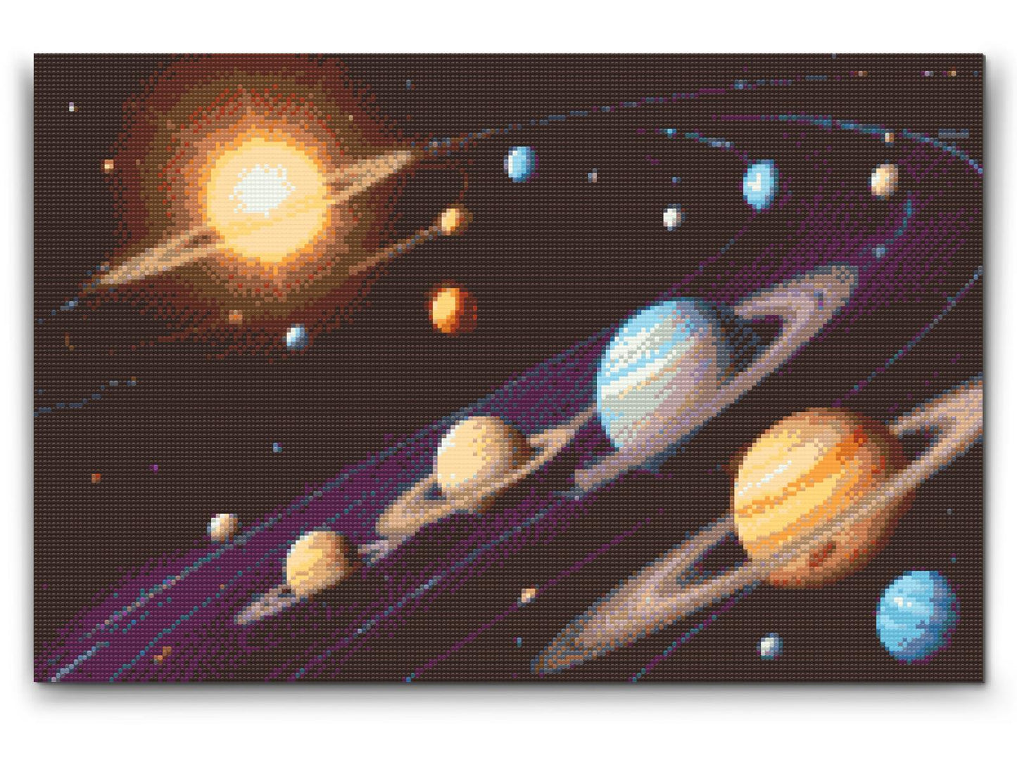Diamond Painting - Solsystemet