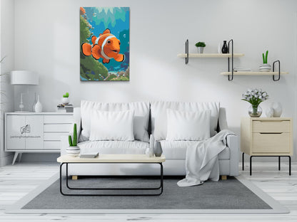Paint by Numbers - Klovnefisk