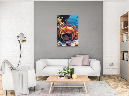 Paint by Numbers - Krabbe i havet