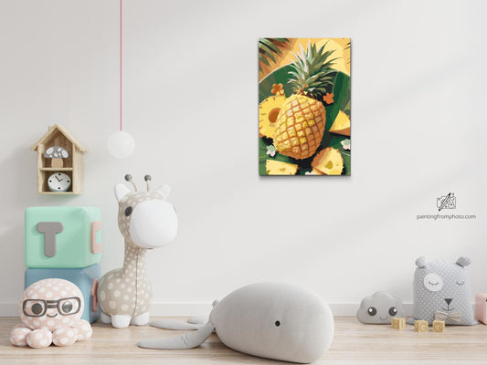 Paint by Numbers - Saftig ananas