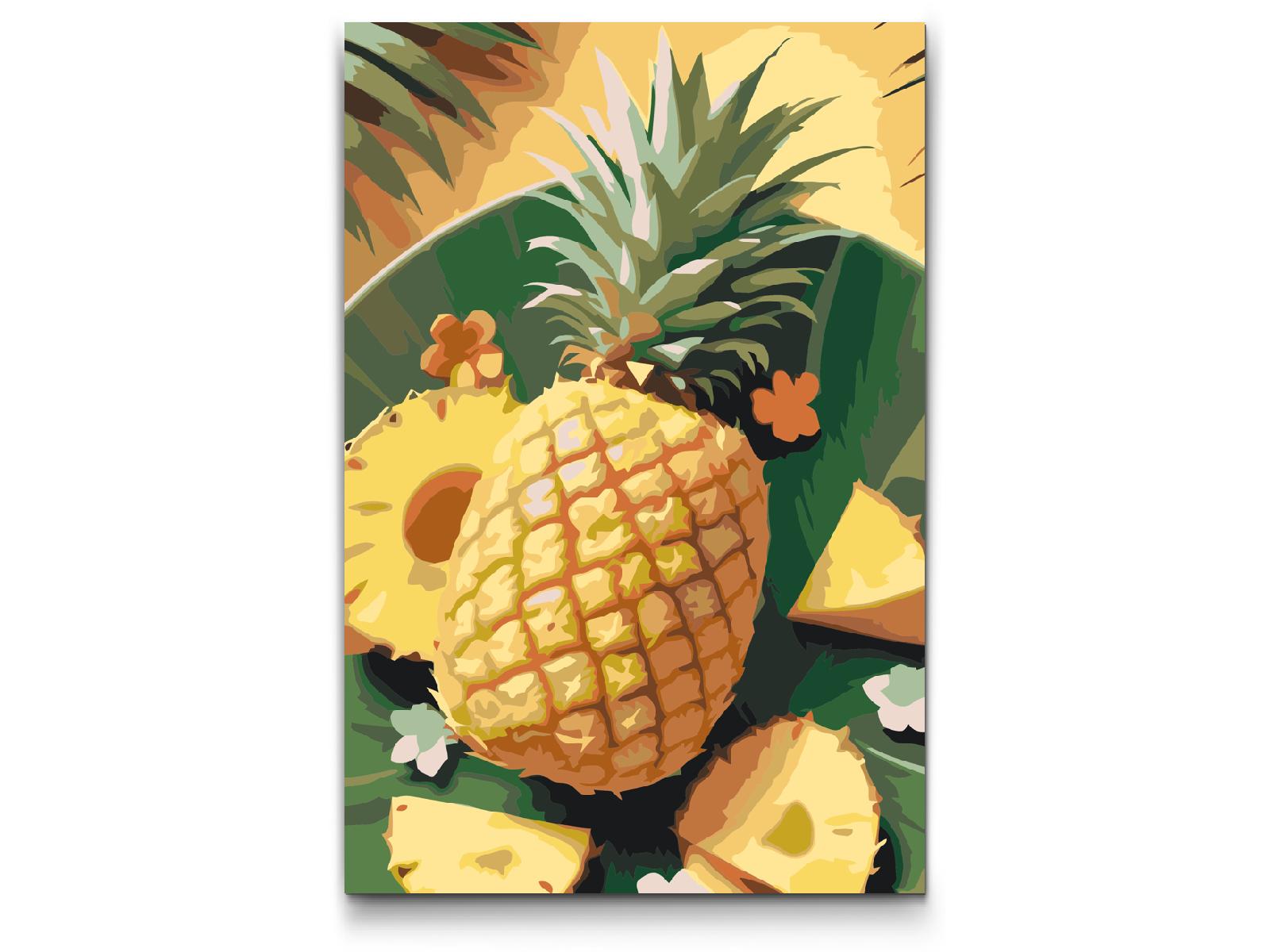 Paint by Numbers - Saftig ananas
