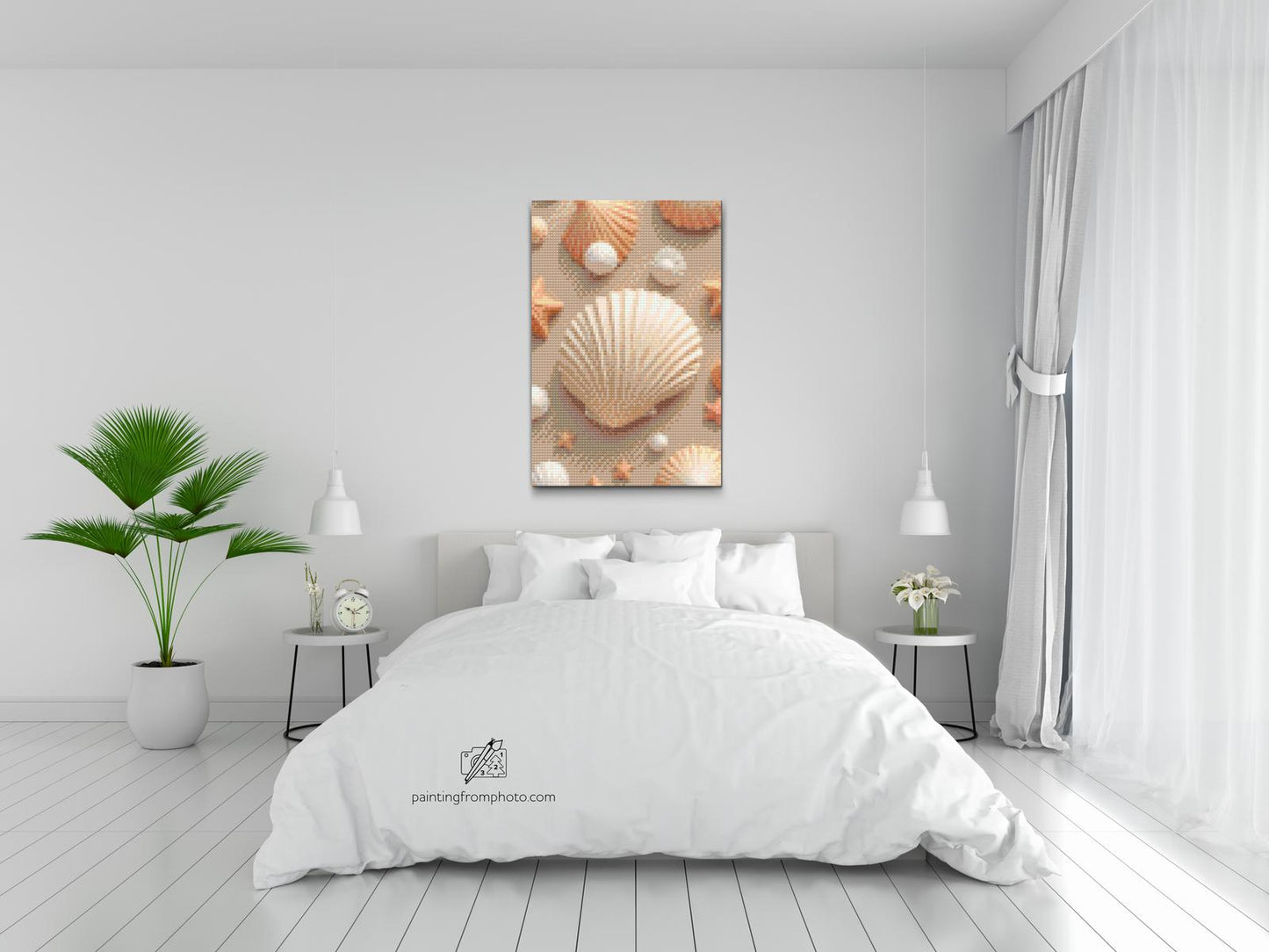 Diamond Painting - Skaller på stranden