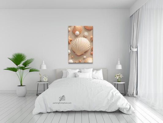 Diamond Painting - Skaller på stranden