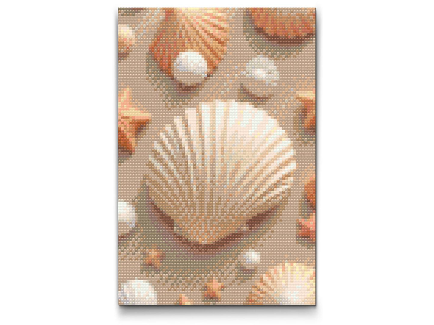Diamond Painting - Skaller på stranden