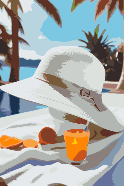 Paint by Numbers - Sommerhat