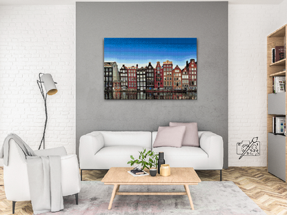 Diamond Painting - Huse i Amsterdam 2