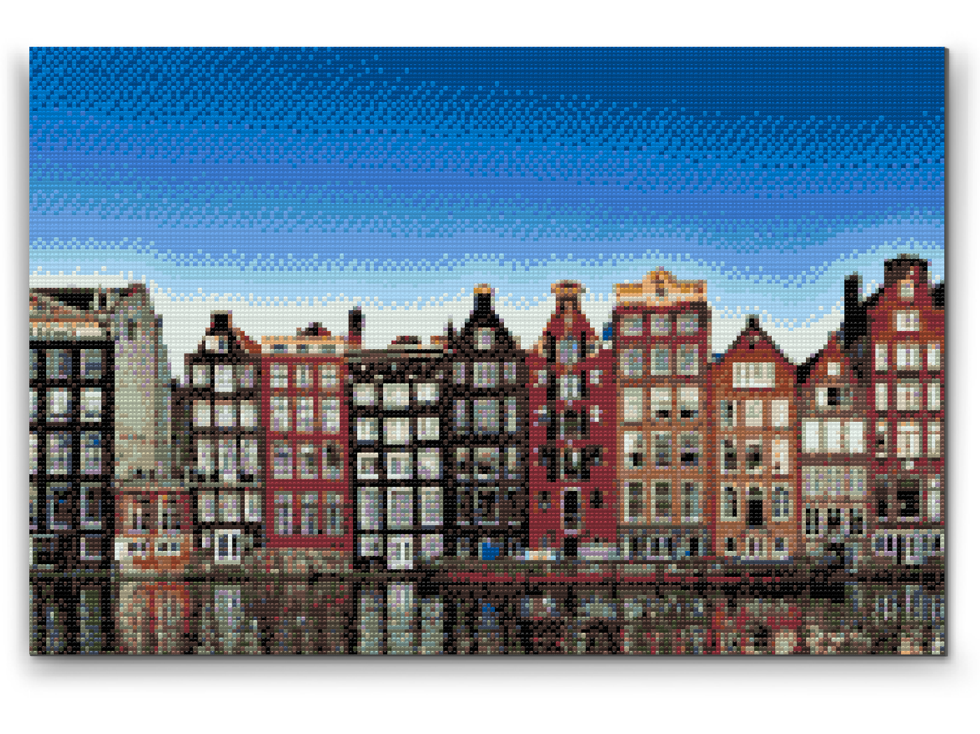Diamond Painting - Huse i Amsterdam 2
