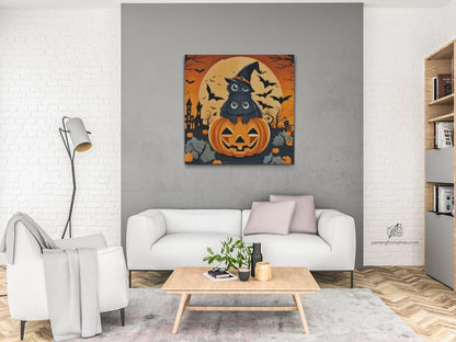 Diamond Painting - Halloween Cats