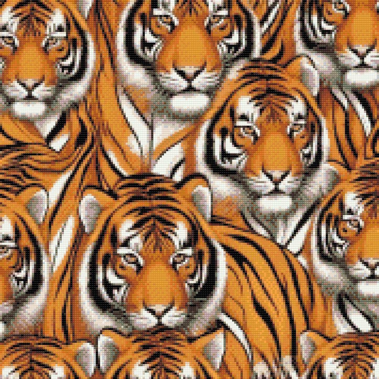 Diamond Painting - Tigerhoveder