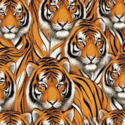 Diamond Painting - Tigerhoveder