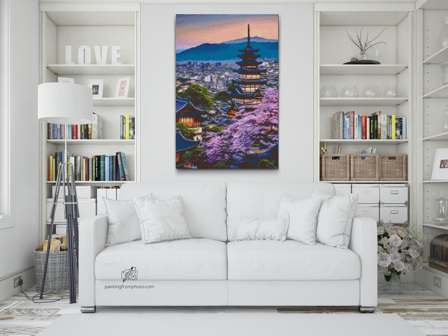 Diamond Painting - Japansk tempel