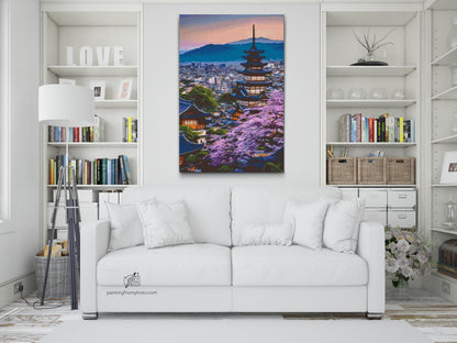 Diamond Painting - Japansk tempel