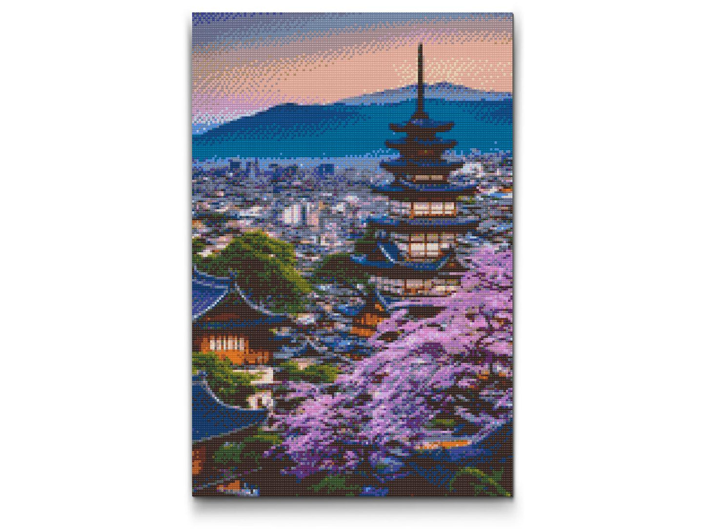 Diamond Painting - Japansk tempel