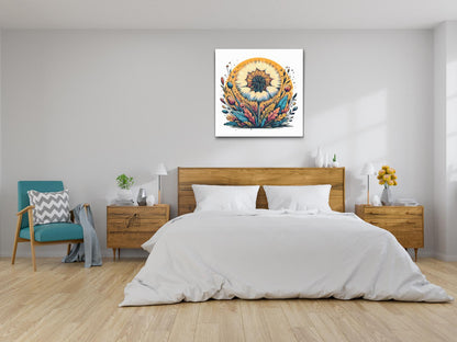 Diamond Painting - Magisk blomstercirkel