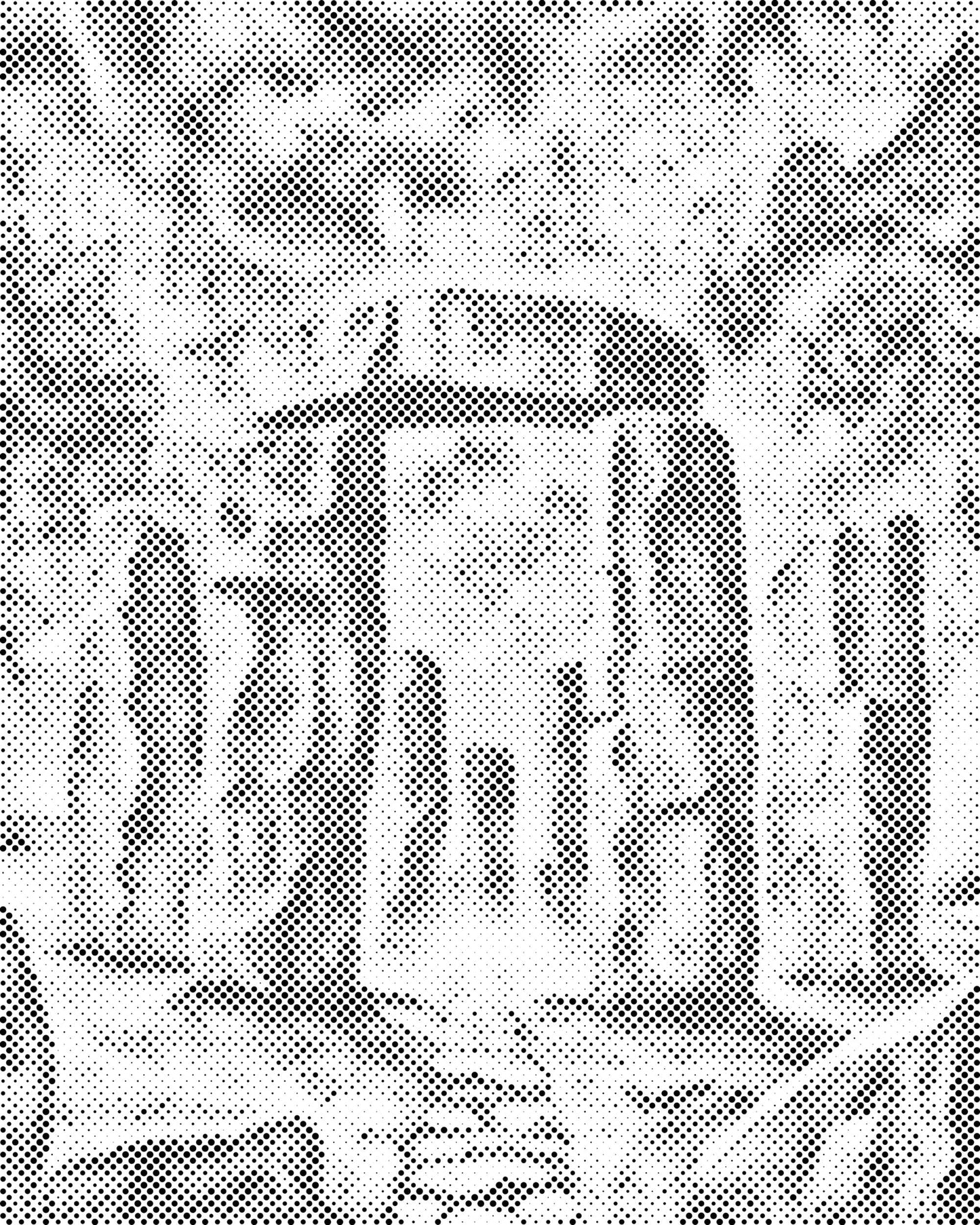 Mal-med-prikker -  Magisk Stonehenge