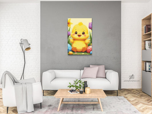 Diamond Painting - Glædelig påskepige