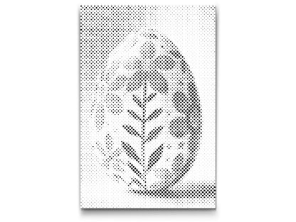 Mal-med-prikker -  Påskeæg med blomstermønster